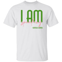 Load image into Gallery viewer, I AM SPEAKING TEE
