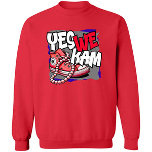 YES WE KAM RED AND BLUE YES WE KAM RED  Sweatshirt