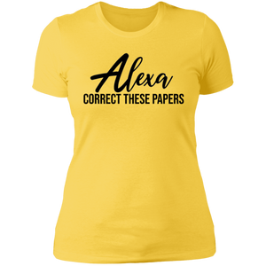 Alexa Correct these Papers