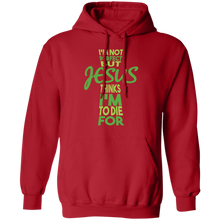 Load image into Gallery viewer, I&#39;m Not Perfect But Jesus Hoodie
