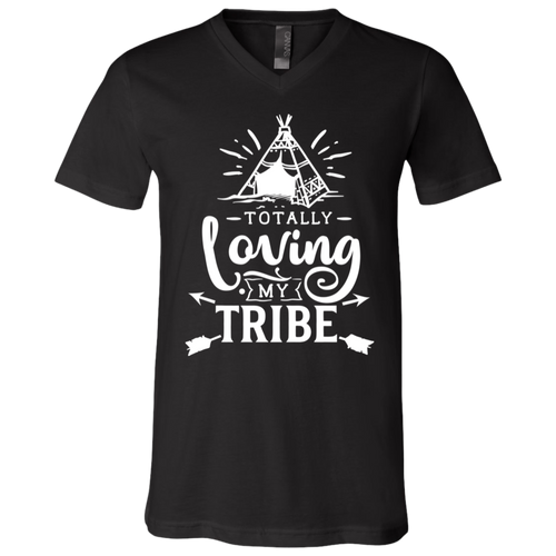 Totally Loving My Tribe V-Neck - Now Ya Talkin Tees 2