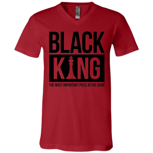 Black King (V-Neck) - Now Ya Talkin Tees 2