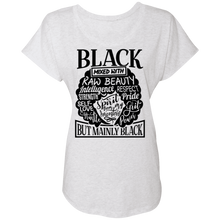 Load image into Gallery viewer, Black Mixed Dolman Sleeve
