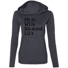 Load image into Gallery viewer, Mom Wife Blessed Life Hoodie
