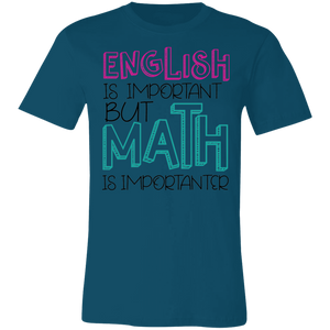 English is Important But Math is Importanter