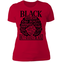 Load image into Gallery viewer, Black Mixed Boyfriend T-Shirt
