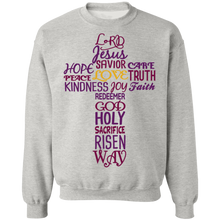 Load image into Gallery viewer, Jesus Wordle Sweatshirt
