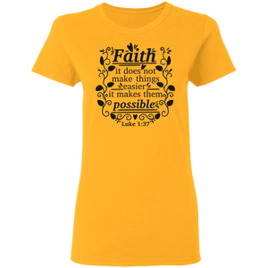 Faith Makes Things Possible - Now Ya Talkin Tees 2