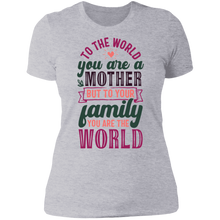Load image into Gallery viewer, Mom You Are the World Boyfriend Tee
