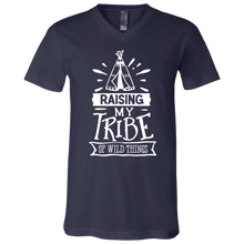 Load image into Gallery viewer, Raising My Tribe V-Neck - Now Ya Talkin Tees 2
