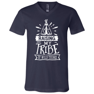 Raising My Tribe V-Neck - Now Ya Talkin Tees 2