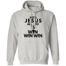 Load image into Gallery viewer, With Jesus All I Do Is Win Hoodie
