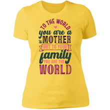 Load image into Gallery viewer, Mom You Are the World Boyfriend Tee
