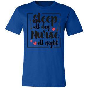 Sleep All Day Nurse All Night - Now Ya Talkin Tees 2