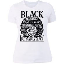 Load image into Gallery viewer, Black Mixed Boyfriend T-Shirt
