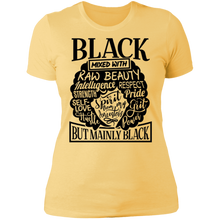 Load image into Gallery viewer, Black Mixed Boyfriend T-Shirt
