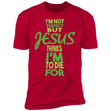 Load image into Gallery viewer, I'm Not Perfect But Jesus SS T-Shirt
