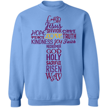 Load image into Gallery viewer, Jesus Wordle Sweatshirt
