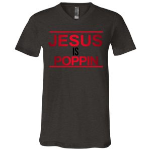Jesus is Poppin V-Neck