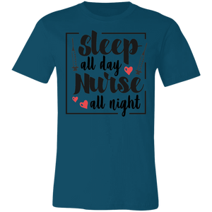 Sleep All Day Nurse All Night - Now Ya Talkin Tees 2