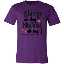 Load image into Gallery viewer, Sleep All Day Nurse All Night - Now Ya Talkin Tees 2
