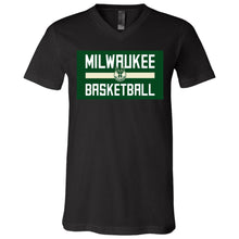 Load image into Gallery viewer, Milwaukee Basketball  V-Neck T-Shirt
