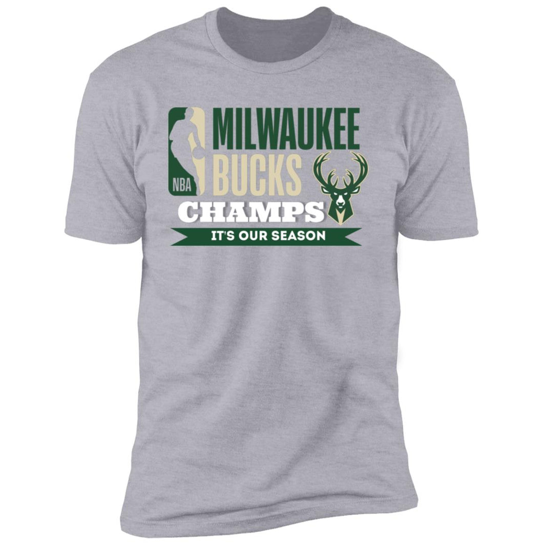 Bucks It's Our Season Premium T-Shirt