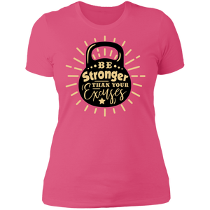 Be Stronger than Your Excuses - Now Ya Talkin Tees 2