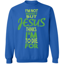 Load image into Gallery viewer, I'm Not Perfect But Jesus Sweatshirt
