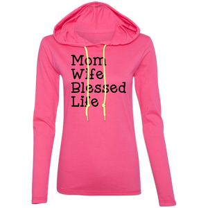 Mom Wife Blessed Life Hoodie