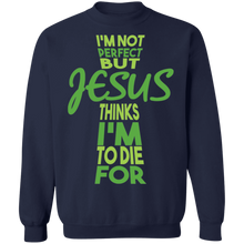 Load image into Gallery viewer, I'm Not Perfect But Jesus Sweatshirt
