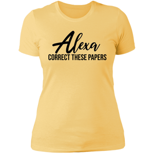 Alexa Correct these Papers