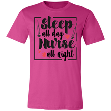 Load image into Gallery viewer, Sleep All Day Nurse All Night - Now Ya Talkin Tees 2
