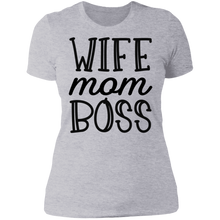 Load image into Gallery viewer, Wife Mom Boss Boyfriend Tee
