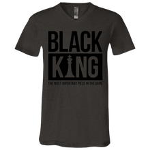 Load image into Gallery viewer, Black King (V-Neck) - Now Ya Talkin Tees 2
