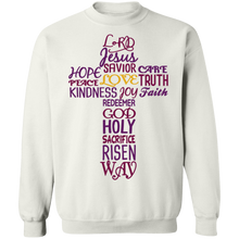 Load image into Gallery viewer, Jesus Wordle Sweatshirt
