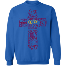 Load image into Gallery viewer, Jesus Wordle Sweatshirt
