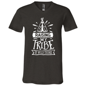 Raising My Tribe V-Neck - Now Ya Talkin Tees 2