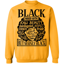 Load image into Gallery viewer, Black Mixed Sweatshirt
