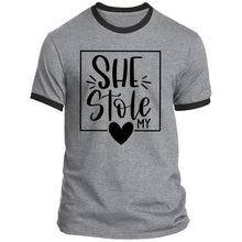 Load image into Gallery viewer, She Stole My Heart- couples shirt 1
