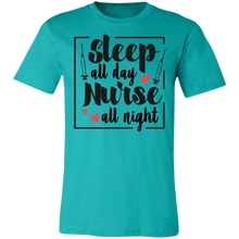 Load image into Gallery viewer, Sleep All Day Nurse All Night - Now Ya Talkin Tees 2
