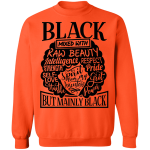 Black Mixed Sweatshirt