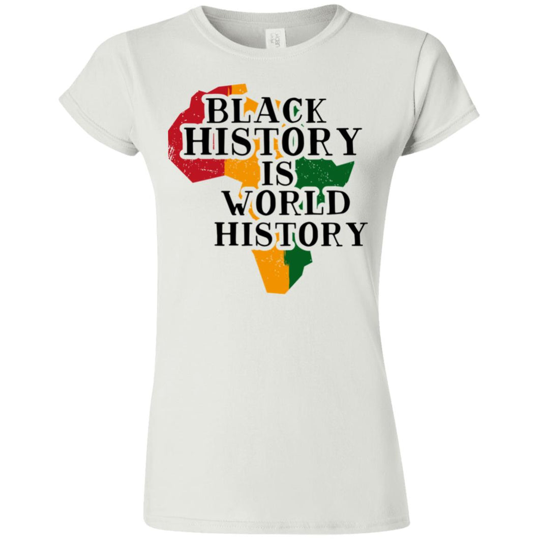 Black History is World Softstyle Tee