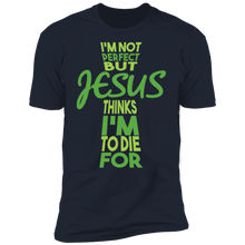 Load image into Gallery viewer, I'm Not Perfect But Jesus SS T-Shirt
