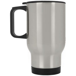 LCU Silver Stainless Travel Mug