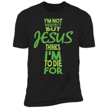Load image into Gallery viewer, I'm Not Perfect But Jesus SS T-Shirt
