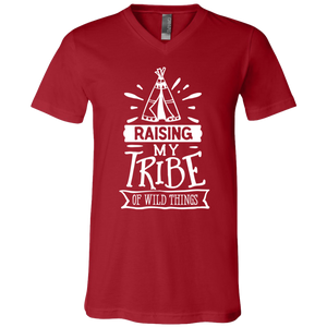 Raising My Tribe V-Neck - Now Ya Talkin Tees 2