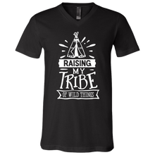 Load image into Gallery viewer, Raising My Tribe V-Neck - Now Ya Talkin Tees 2
