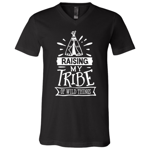 Raising My Tribe V-Neck - Now Ya Talkin Tees 2