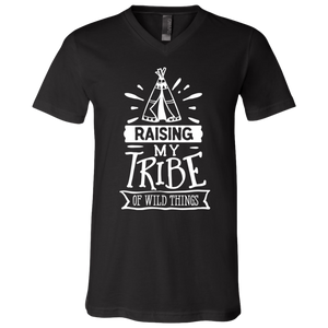 Raising My Tribe V-Neck - Now Ya Talkin Tees 2